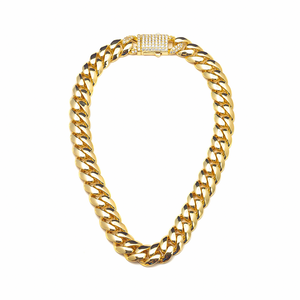 LUX CUBAN NECKLACE